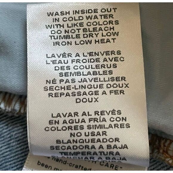 Good American Blue Women’s Slim Distressed High Rise Bohemian Denim Jeans SZ 20 - Picture 10 of 10